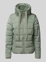 Steppjacke mit Tunnelzug von ZABAIONE Grün - 7