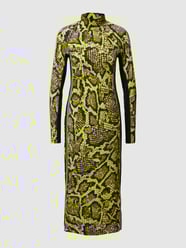 Midikleid mit Animal-Print von Marc Cain Gelb - 16