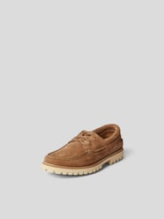 Halbschuhe aus Veloursleder von Officine Creative Braun - 25