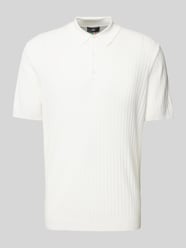 Slim Fit Poloshirt mit Knopfleiste Modell 'NUPE' von Cinque Beige - 11