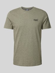 T-Shirt mit Label-Stitching von Superdry Grün - 24