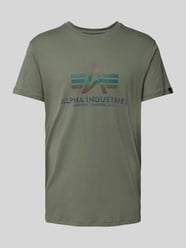 T-Shirt mit Label-Print von Alpha Industries - 40