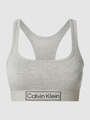 Bustier mit Logo-Bund von Calvin Klein Underwear Grau - 24