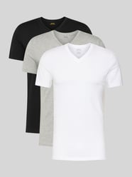 Slim fit T-shirt van 100% katoen in een set van 3 van Polo Ralph Lauren Underwear - 6