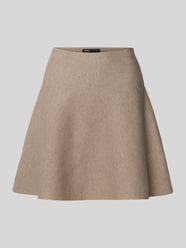 Uitlopende minirok in riblook, model 'COCO' van Only Beige - 14