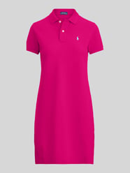 Sukienka mini z wyhaftowanym logo model 'Polo' od Polo Ralph Lauren - 39