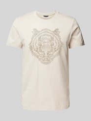 T-Shirt mit Motiv-Print von Antony Morato Beige - 11