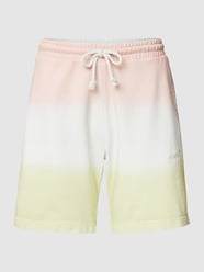 Sweatshorts met labelstitching van Levi's® Blauw / turquoise - 35
