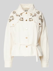 Jeansjacke mit Perlen und Pailletten von Scotch & Soda - 43