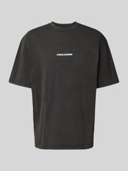 Oversized T-Shirt mit Label-Print von Pegador Schwarz - 30
