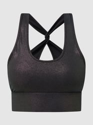 Bustier mit Glitter-Effekt  von Guess Activewear Schwarz - 38