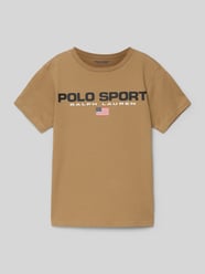 T-Shirt mit von Polo Sport Braun - 10