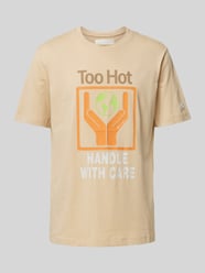 T-Shirt mit Label-Details von CHAMPION Beige - 43