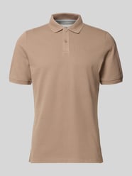 Regular Fit Poloshirt aus reiner Baumwolle von s.Oliver RED LABEL Beige - 15