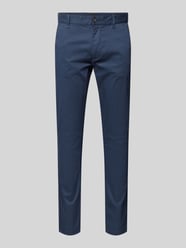 Slim Fit Chino mit Eingrifftaschen von BOSS Orange Blau - 47