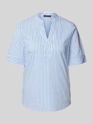 Regular fit blouse met tuniekkraag van More & More - 23