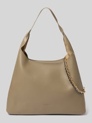 Handtasche mit Label-Detail Modell 'LAINIO' von Seidenfelt Beige - 21