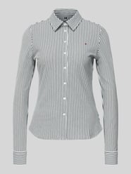 Slim Fit overhemdblouse van katoenmix van Tommy Hilfiger - 38