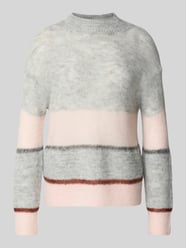 Sweter z dzianiny o kroju relaxed fit z dodatkiem wełny od s.Oliver BLACK LABEL Fuksjowy - 12