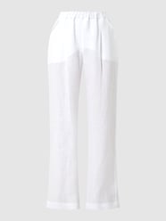 Comfortbroek van linnen  van (The Mercer) N.Y. Wit - 43