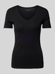 T-shirt z dekoltem w serek od Christian Berg Woman - 47