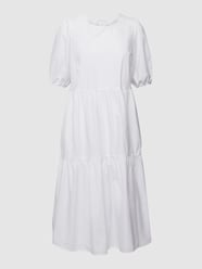 Mini-jurk in laagjeslook van Knowledge Cotton Apparel Wit - 1