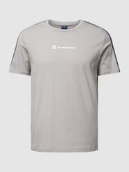 T-Shirt mit Label-Print Modell 'Tape' von CHAMPION Grau - 2