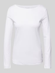 Longsleeve mit U-Boot-Ausschnitt von Christian Berg Woman Weiß - 42