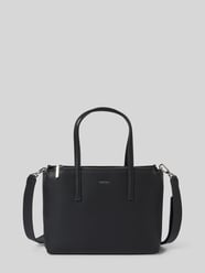 Tote Bag mit Label-Applikation Modell 'CK MUST' von CK Calvin Klein Schwarz - 1