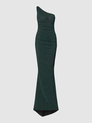 Kleid mit One-Shoulder-Träger von TROYDEN COLLECTION Grün - 45