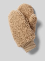 Fäustlinge mit Teddyfell von Jake*s Casual Beige - 1