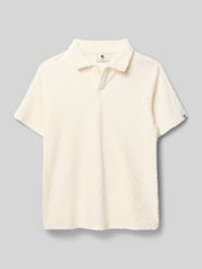 Regular Fit Poloshirt mit Strukturmuster von Garcia - 34