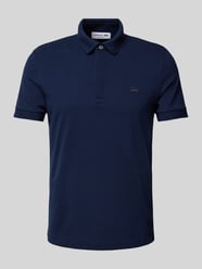 Regular Fit Poloshirt mit Label-Patch Modell 'CORE PIQUE' von Lacoste Blau - 46