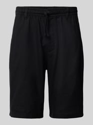 Relaxed fit bermuda met elastische band van s.Oliver RED LABEL - 40