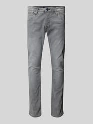 Slim Fit Jeans mit seitlichen Eingrifftaschen Modell 'GLENN' von Jack & Jones Blau - 22