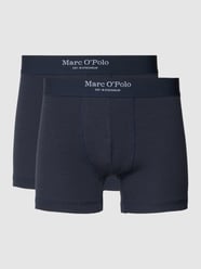 Boxershort met elastische band met logo in een set van 2 stuks, model 'ICONIC' van Marc O'Polo Blauw - 45