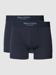 Trunks mit elastischem Logo-Bund Modell 'ICONIC' im 2er-Pack von Marc O'Polo Blau - 35