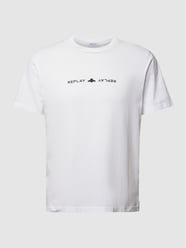 T-Shirt mit Logo-Print von Replay Weiß - 31