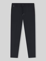 Modern fit straight leg broek van linnenmix model 'KANE1' van BOSS - 16