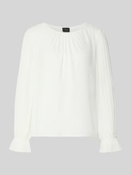 Bluzka o kroju regular fit z długim rękawem i falbanami na rękawach od s.Oliver BLACK LABEL - 2