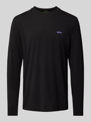 Longsleeve mit Label-Print von BOSS Green Schwarz - 14