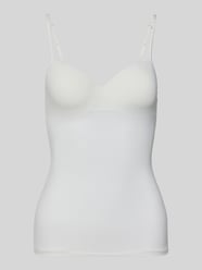 Onderhemd in 2-in-1-look, model 'Allure' - gewatteerd van Hanro - 7