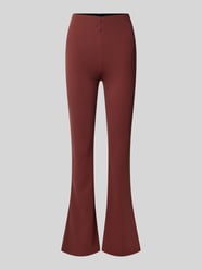 Bootcut Leggings aus Viskose-Mix Modell 'Tia' von OH APRIL Bordeaux - 5