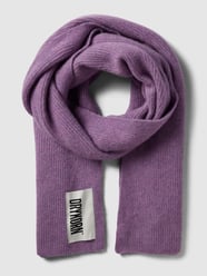 Schal mit Label-Patch Modell 'DUB' von Drykorn Lila - 39