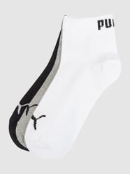 Sneakersokken in set van 3 van Puma Grijs / zwart - 3