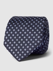 Krawatte mit Allover-Muster Modell 'Bi-Colour' von Tommy Hilfiger Blau / Türkis - 4