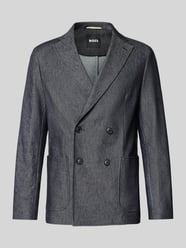 Marynarka na dwa guziki o kroju slim fit z mieszanki bawełny model ‘HANRY’ od BOSS - 36