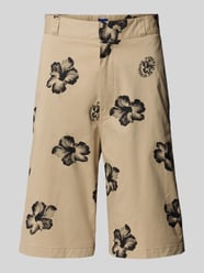 Baggy Fit Bermudas mit Eingrifftaschen Modell 'Damo' von Hugo Blue Beige - 13