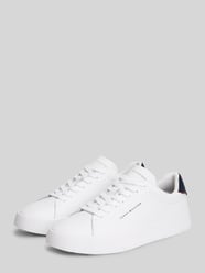 Sneaker aus Leder-Mix mit Label-Details von Tommy Hilfiger - 10