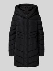 Regular fit gewatteerde lange jas met capuchon van Tom Tailor - 39